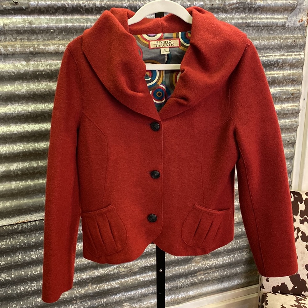 Beyond Threads Wool Alpaca Blend Jacket